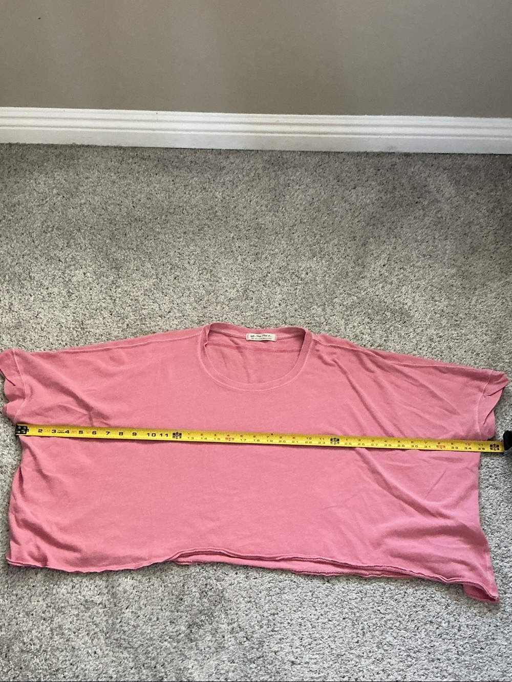 New We The Free by Free People CC Short Sleeve Tee ~ Pink - Picture 4 of 7
